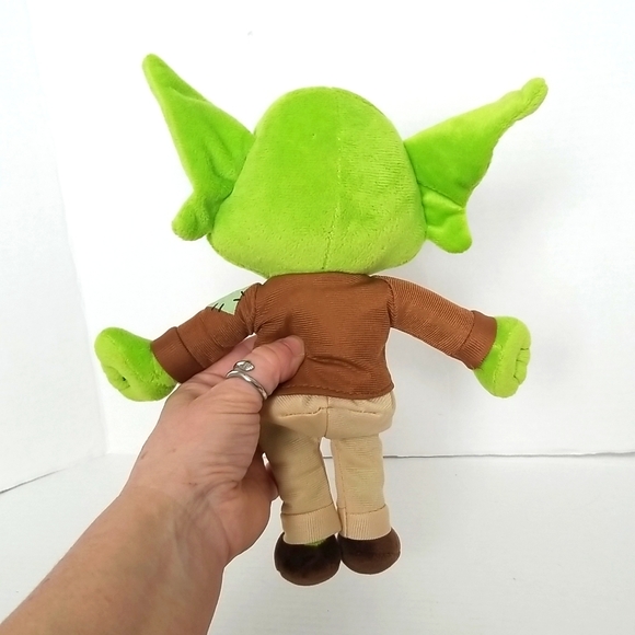 Ghoul On A Stool Green Halloween Plush Doll - Picture 3 of 7